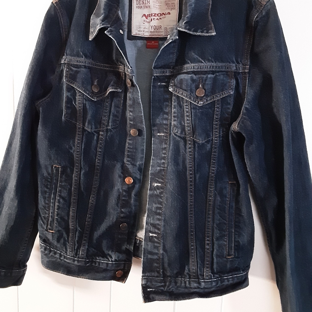 Arizona Jean Company Youth Dark Indigo Denim Jacket - Picture 9 of 9